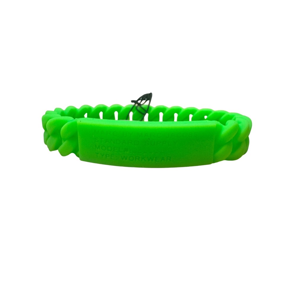 Marc by Marc Jacobs Toucan Green Rubber Bracelet Standard Workwear